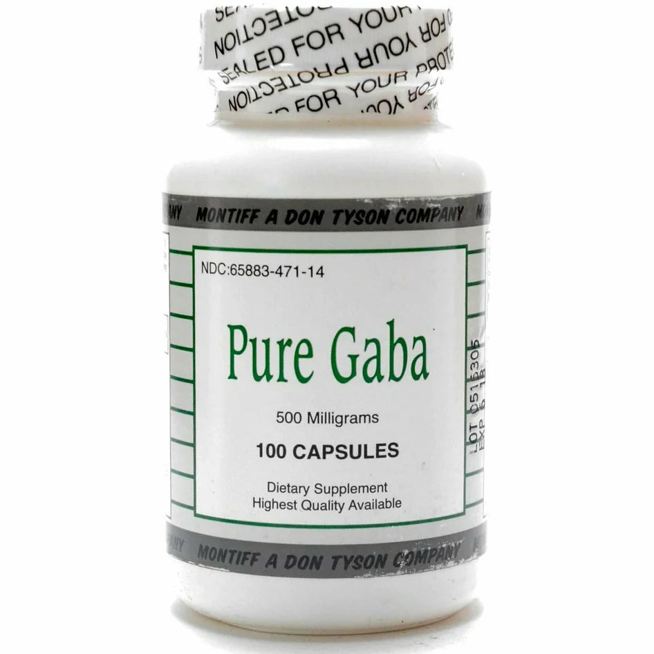 Pure GABA 500 mg – 100 Capsules