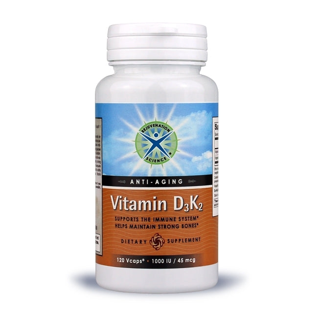 Vitamin D 3 + K 2 Complex – 1000 IU