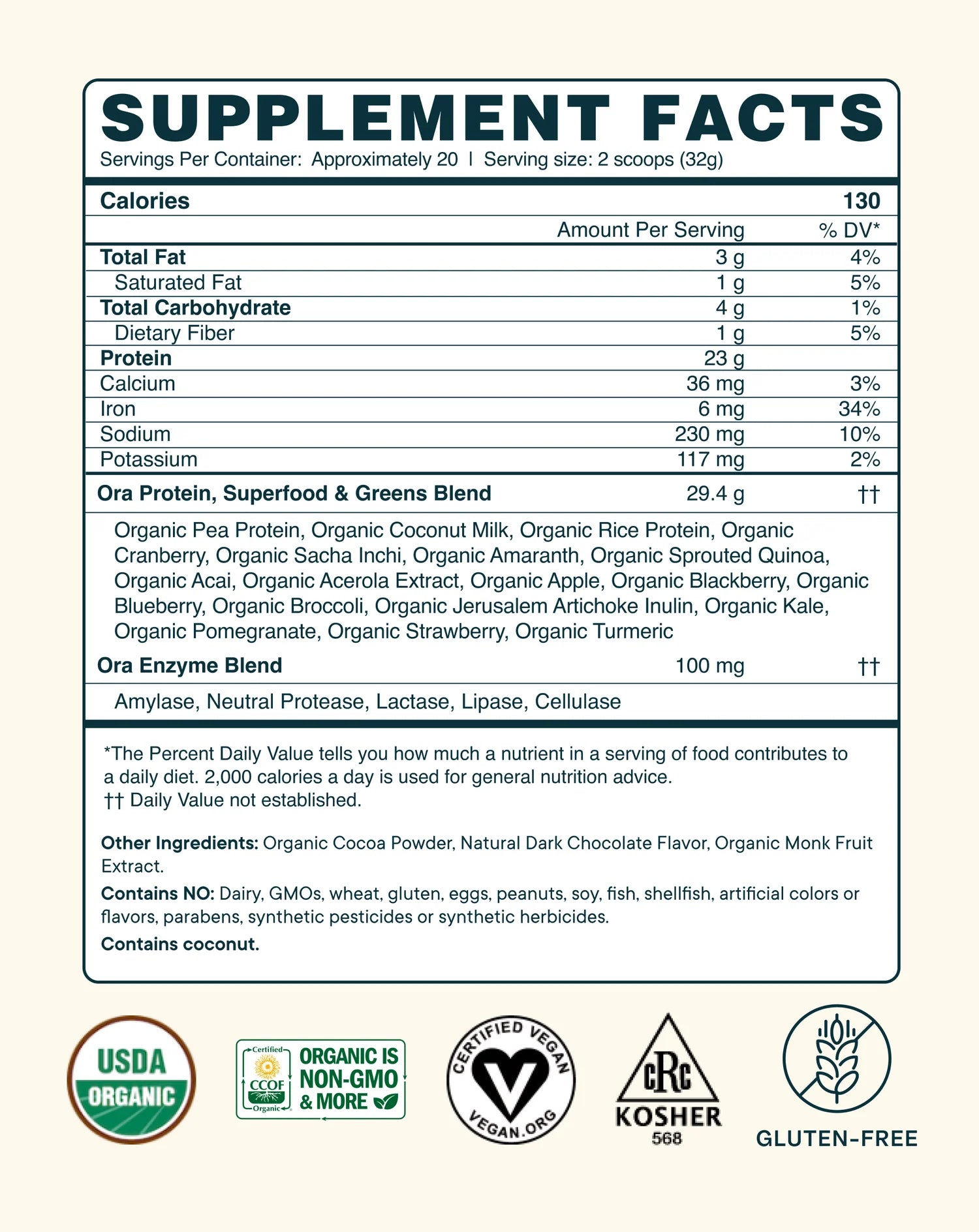 Organic Plant Protein Powder